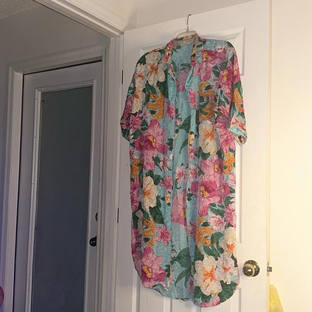 VINTAGE AMBER BLUE DRESS